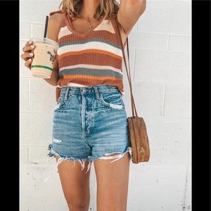 AGOLDE Jaden Short in Surreal NWOT